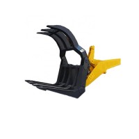 Log grapple GTLG0813, wood clamp for wheel loader, a work tool to carry grass, trees, pipes and metals